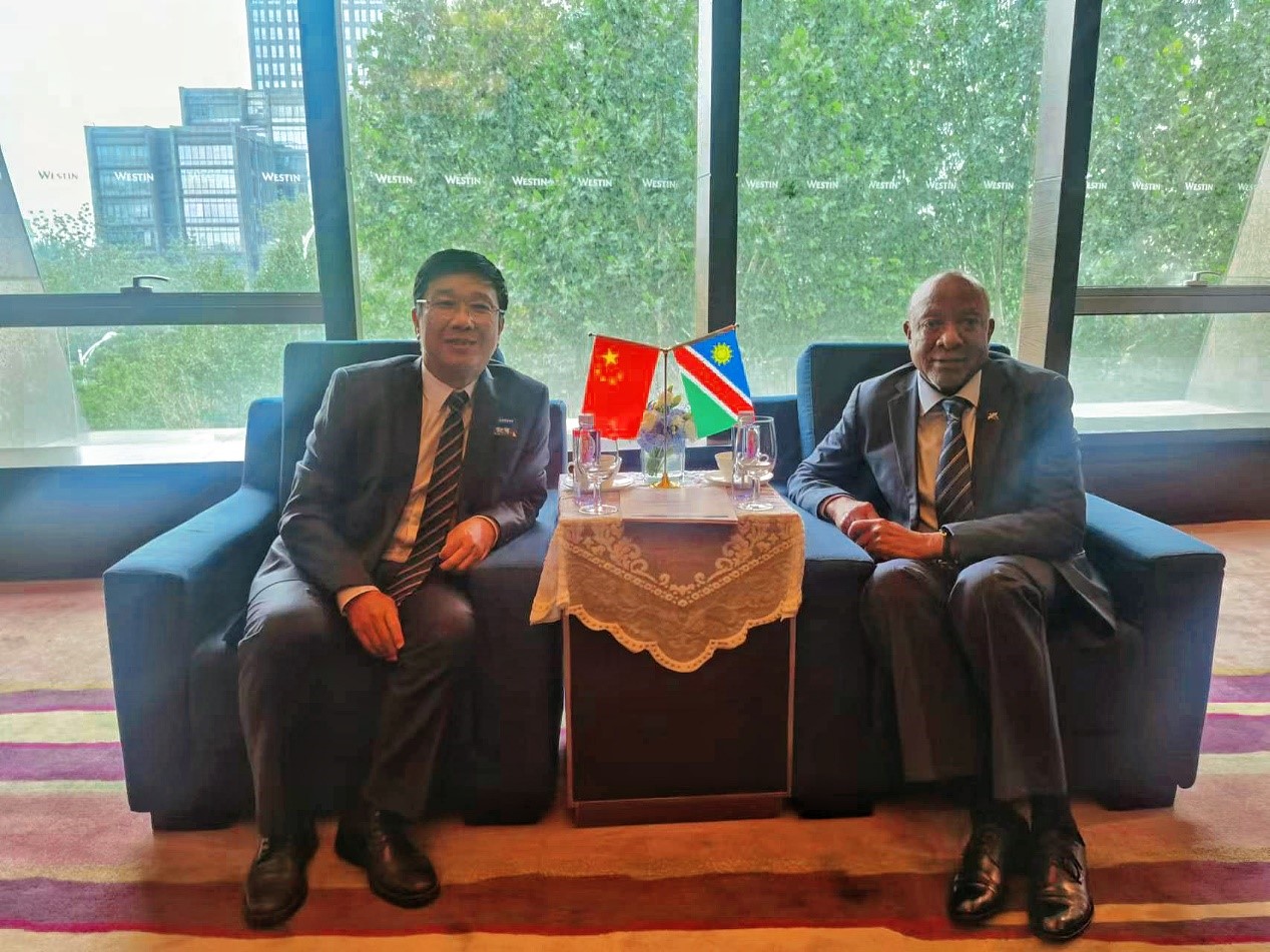 中非合作论坛期间乐鱼com资源 董事长王平卫拜会三国总统